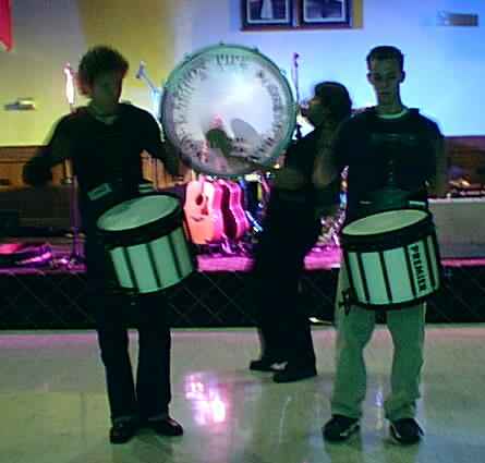 Click to hear drummers